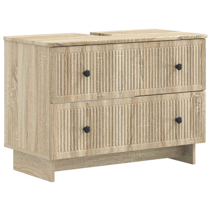 Armadio per Lavabo da Bagno EDE Rovere Sonoma 82 x 41 x 59 cm