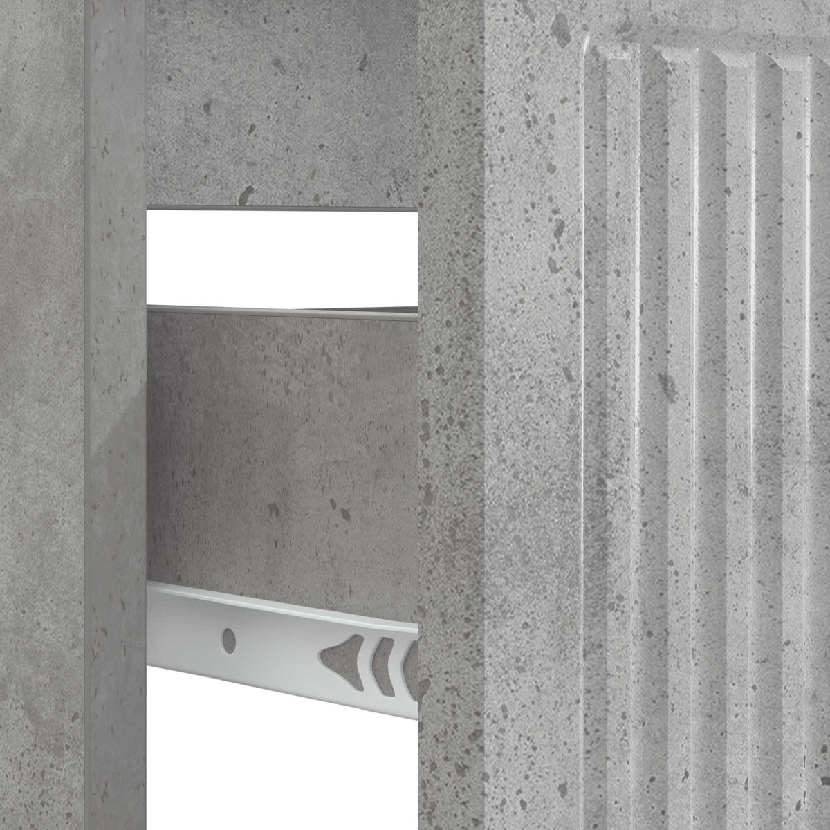 Armadio per Lavabo da Bagno EDE Grigio Cemento 82 x 41 x 59 cm