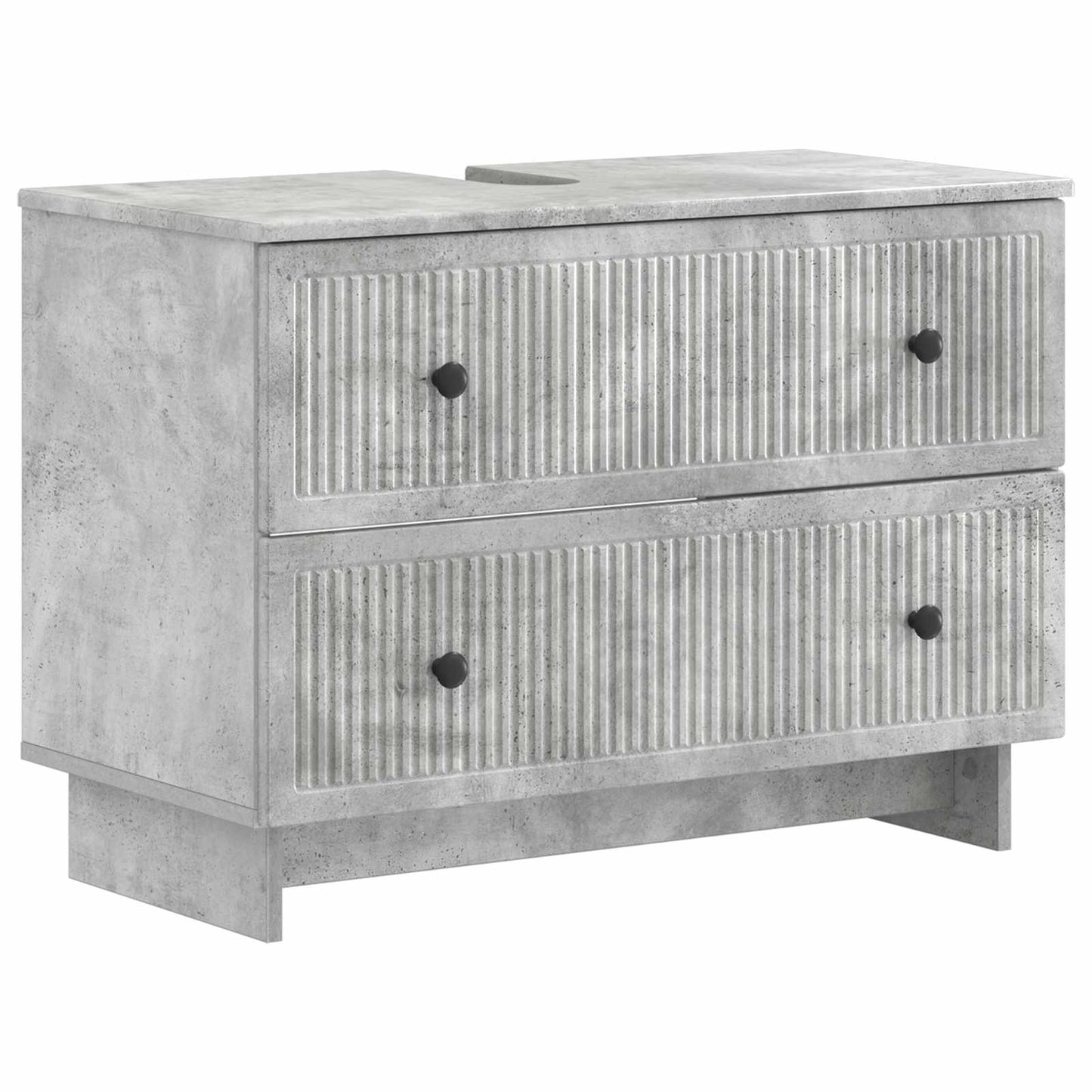 Armadio per Lavabo da Bagno EDE Grigio Cemento 82 x 41 x 59 cm | homemem39