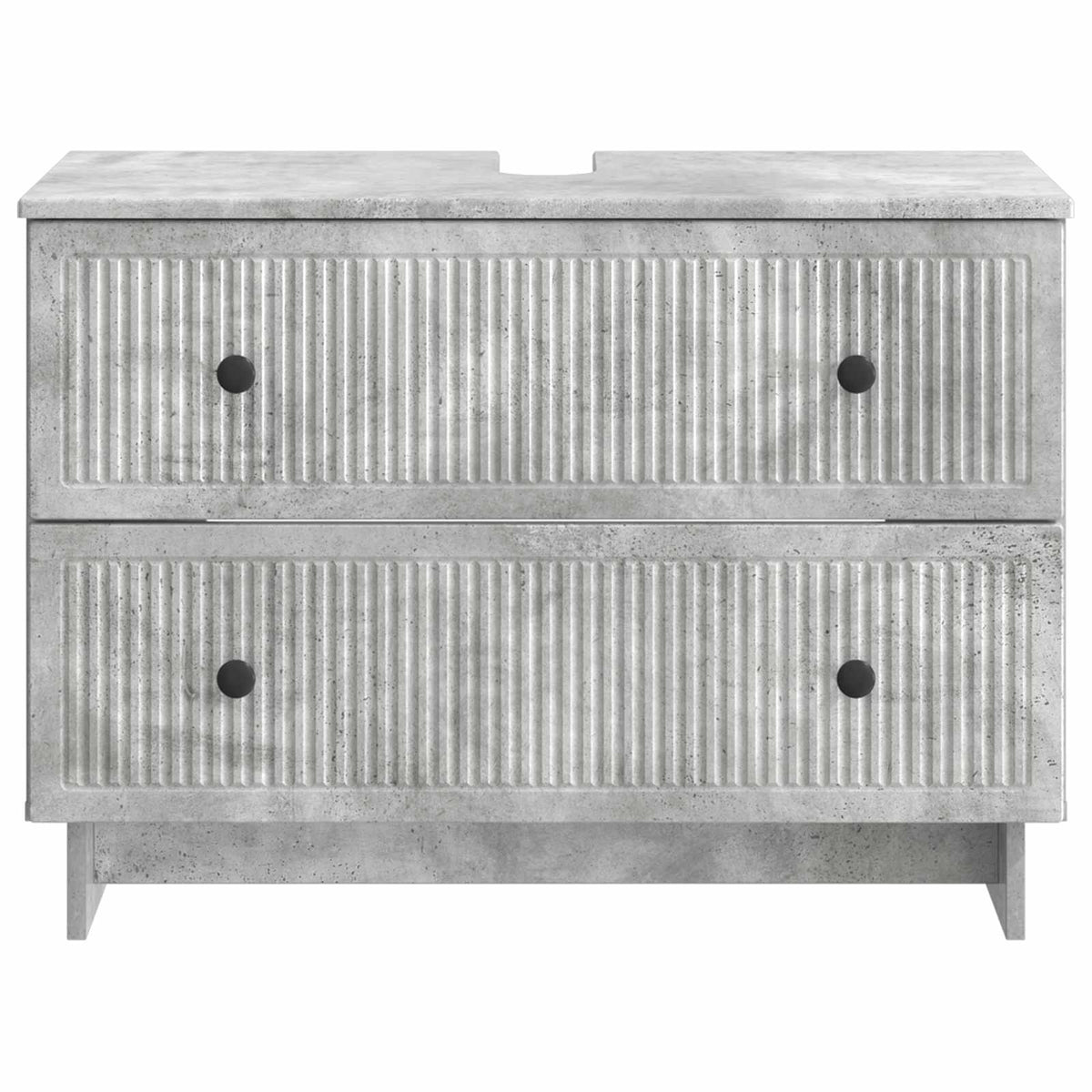 Armadio per Lavabo da Bagno EDE Grigio Cemento 82 x 41 x 59 cm