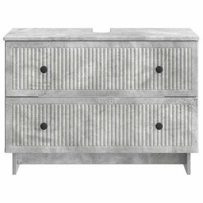 Armadio per Lavabo da Bagno EDE Grigio Cemento 82 x 41 x 59 cm