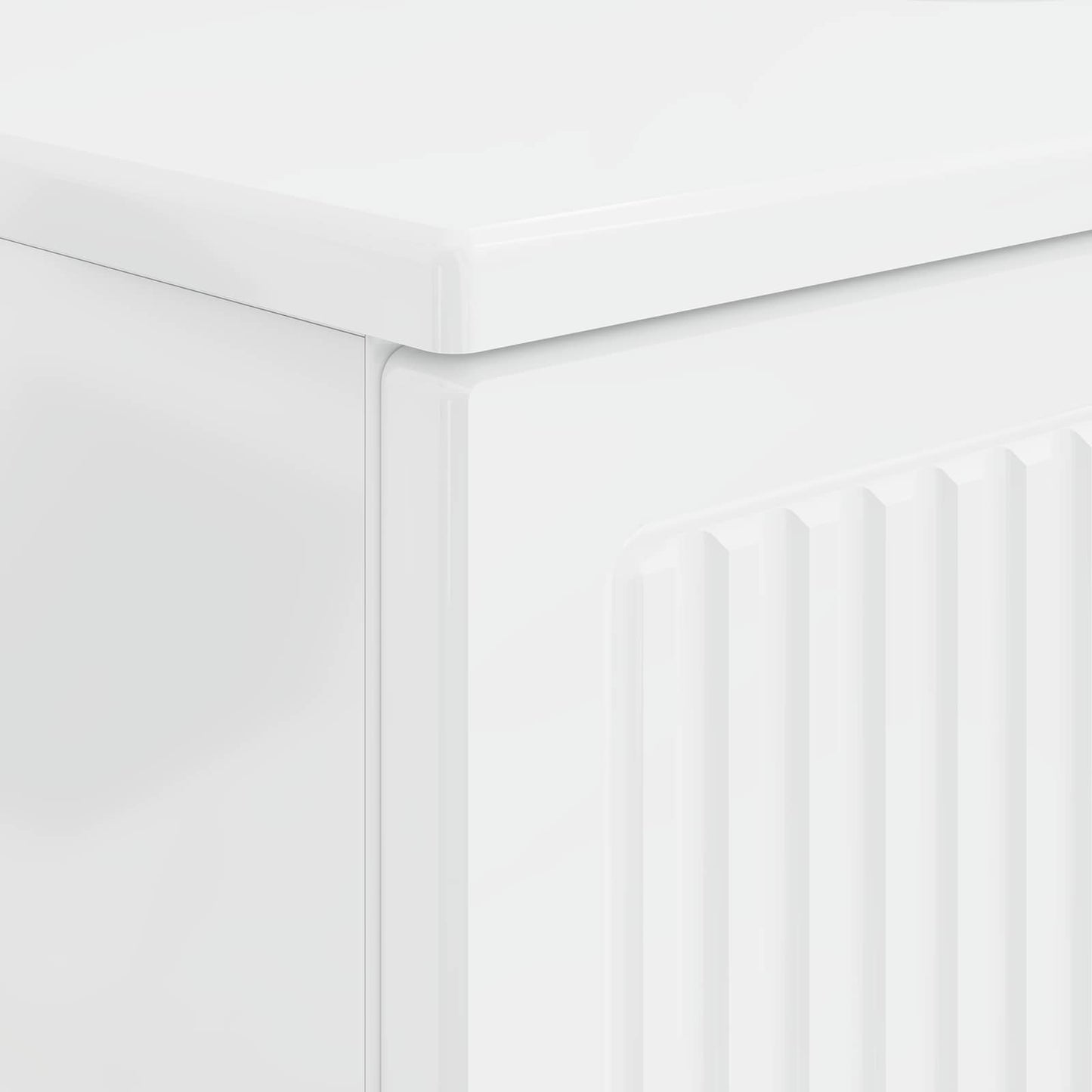 Armadio per Lavabo da Bagno EDE Bianco Lucido 82 x 41 x 59 cm | homemem39