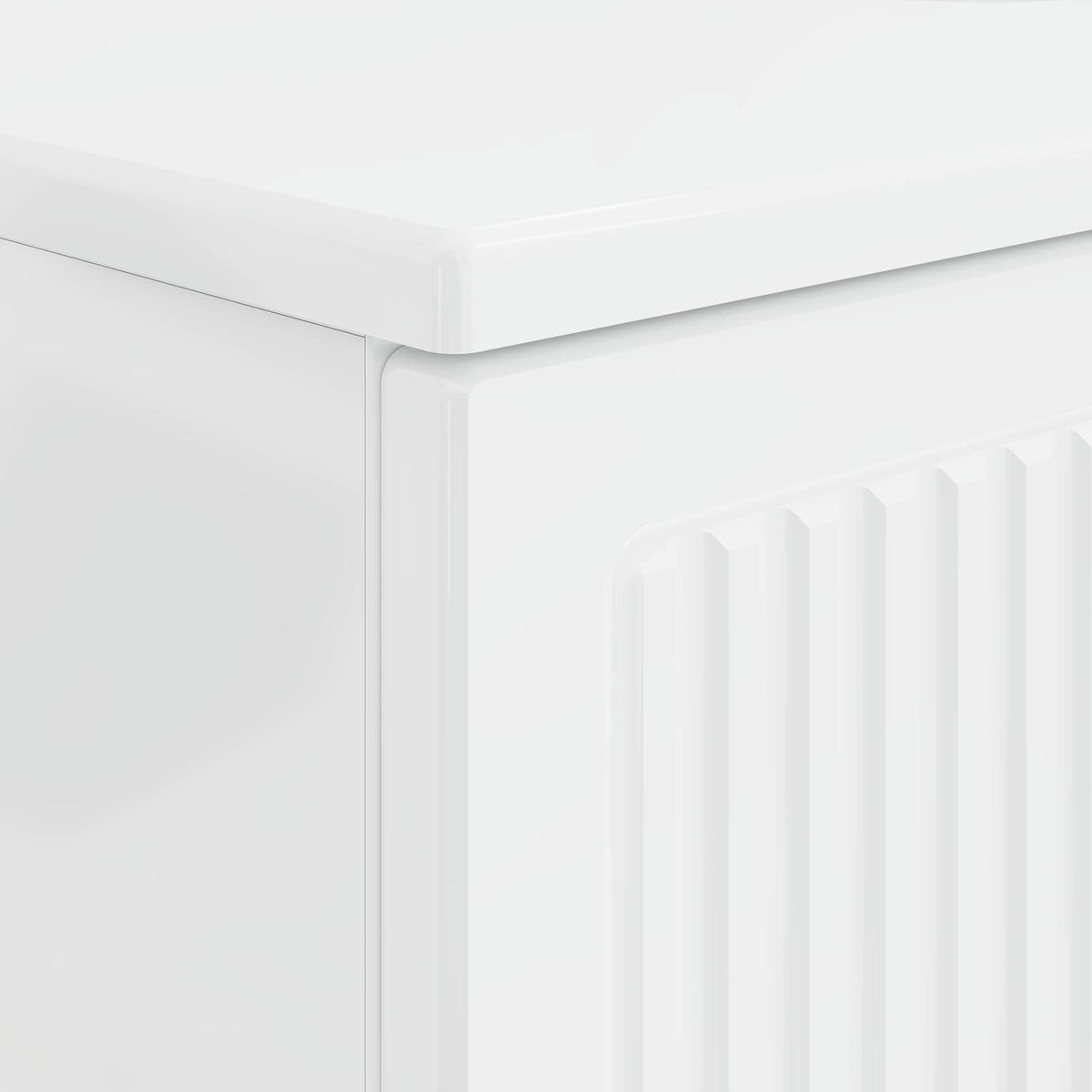 Armadio per Lavabo da Bagno EDE Bianco Lucido 82 x 41 x 59 cm
