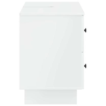 Armadio per Lavabo da Bagno EDE Bianco Lucido 82 x 41 x 59 cm