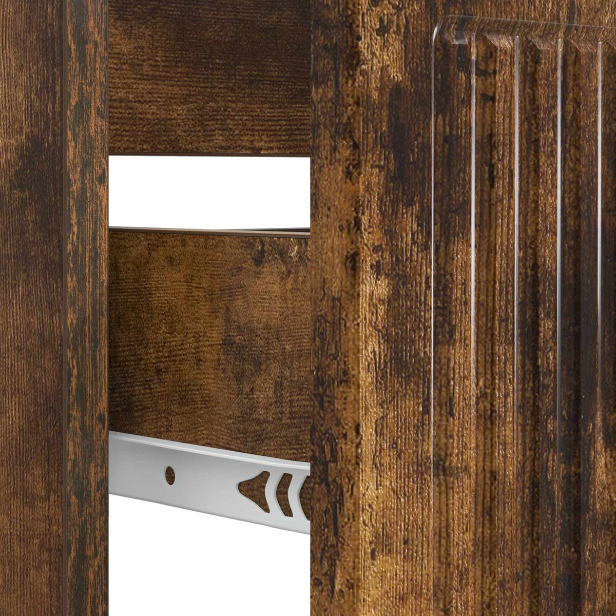 Armadio per Lavabo da Bagno EDE Rovere Fumo 82 x 41 x 59 cm