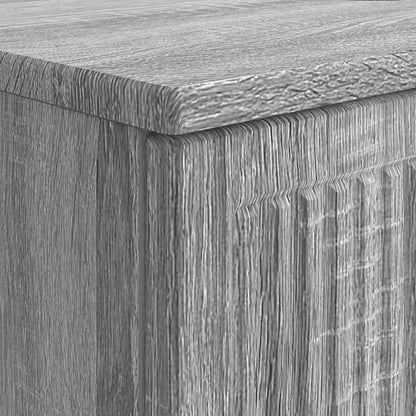 Armadio per Lavabo da Bagno EDE Sonoma grigio 82 x 41 x 59 cm | homemem39