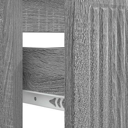 Armadio per Lavabo da Bagno EDE Sonoma grigio 82 x 41 x 59 cm