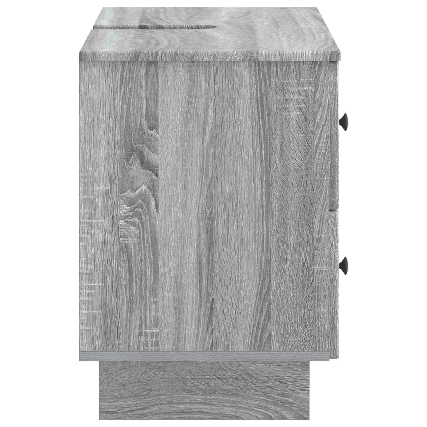 Armadio per Lavabo da Bagno EDE Sonoma grigio 82 x 41 x 59 cm | homemem39