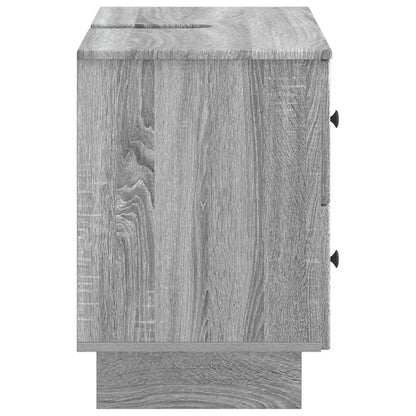 Armadio per Lavabo da Bagno EDE Sonoma grigio 82 x 41 x 59 cm | homemem39