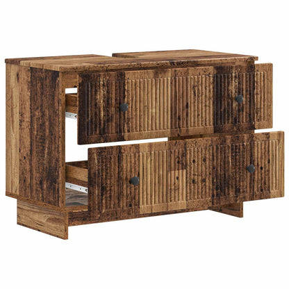 Armadio per Lavabo da Bagno EDE Legno antico 82 x 41 x 59 cm | homemem39
