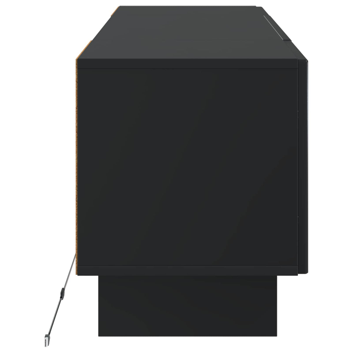 Mobile TV LED EDE 153 x 35 x 43 cm Nero Legno ingegnerizzato