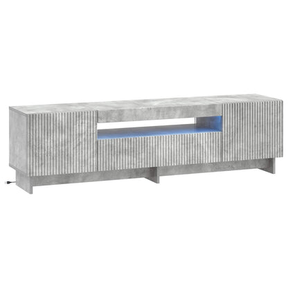 Mobile TV LED EDE 153 x 35 x 43 cm Grigio Cemento