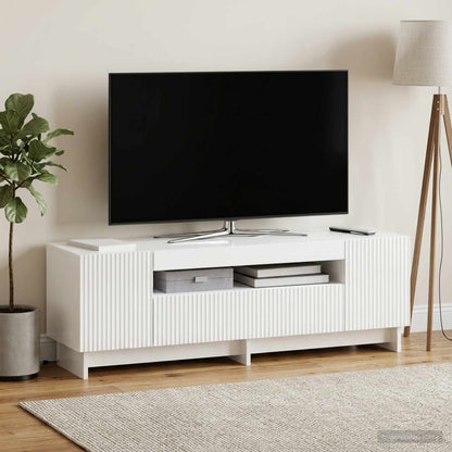 Mobile TV LED EDE 153 x 35 x 43 cm Bianco Lucido