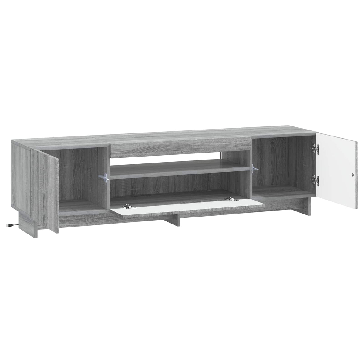 Mobile TV LED EDE 153 x 35 x 43 cm Sonoma grigio