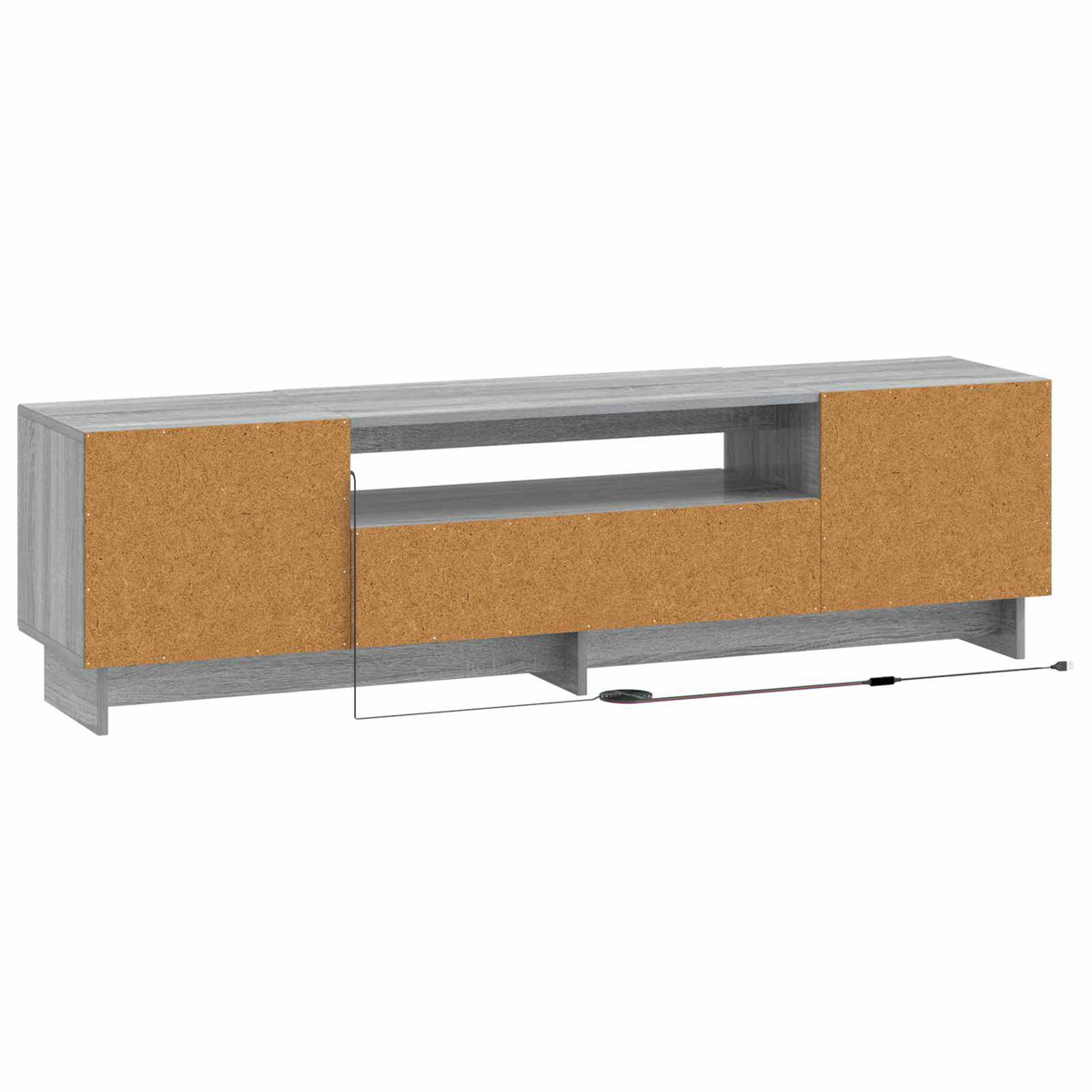 Mobile TV LED EDE 153 x 35 x 43 cm Sonoma grigio