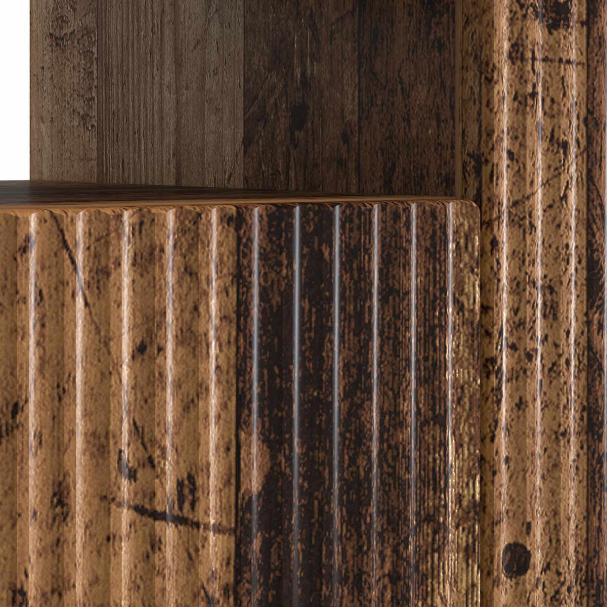 Mobile TV LED EDE 153 x 35 x 43 cm Legno antico