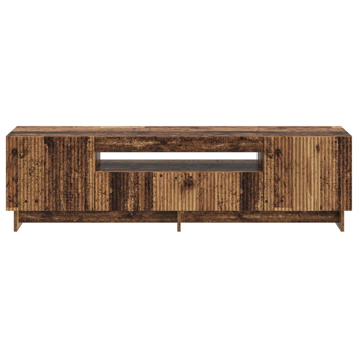 Mobile TV LED EDE 153 x 35 x 43 cm Legno antico