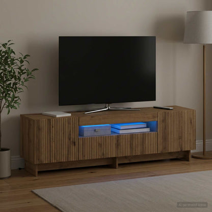 Mobile TV LED EDE 153 x 35 x 43 cm Rovere Artigianale
