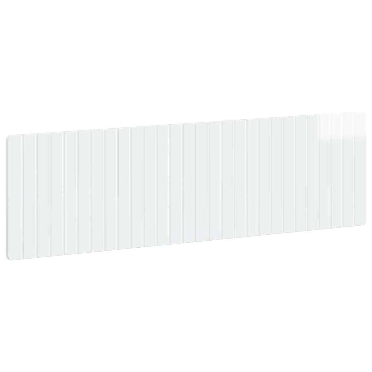 Testiera da Muro ZWOLLE Bianco Lucido Legno ingegnerizzato - homemem39
