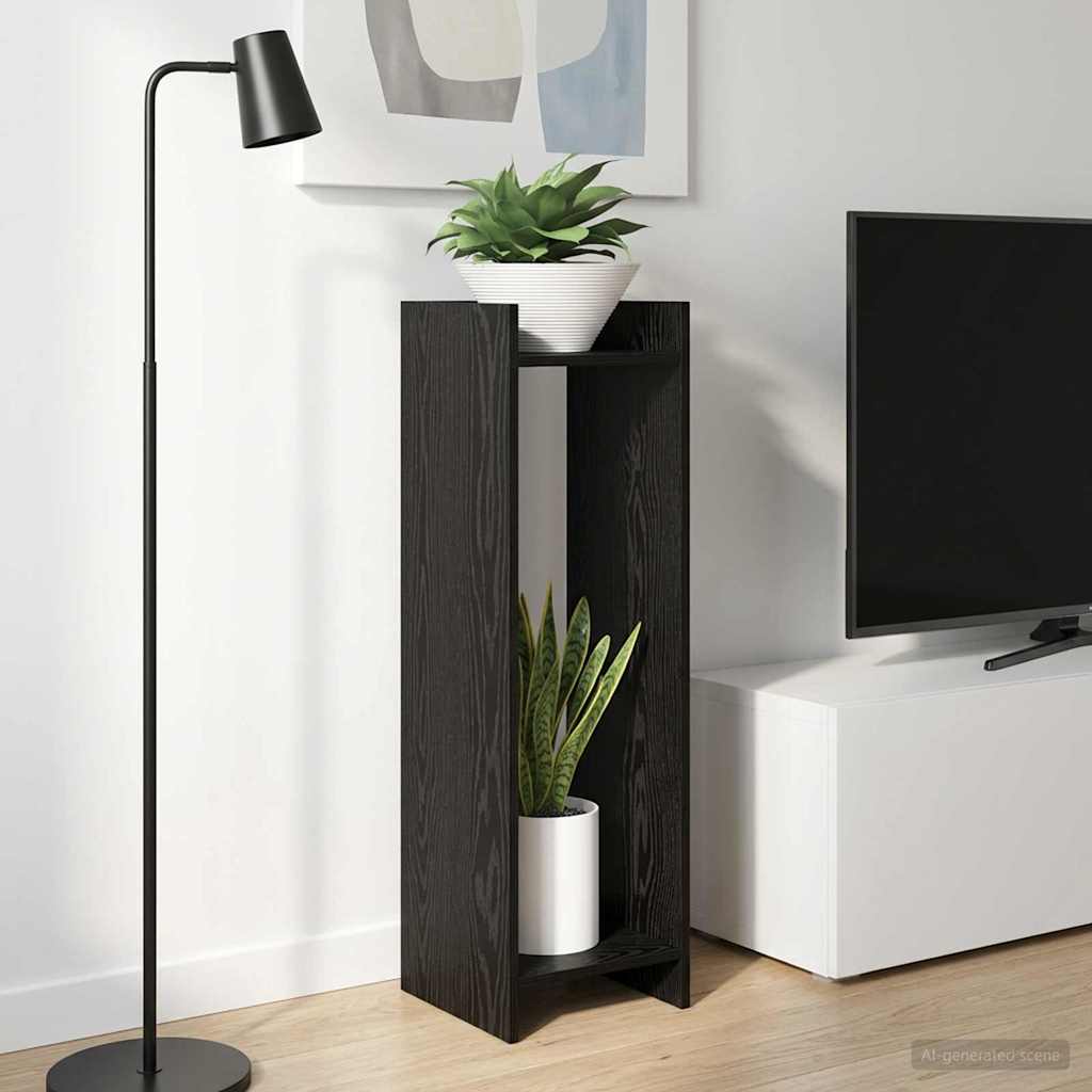 Supporto per piante 2 pcs Rovere Nero 30 x 30 x 100 cm | homemem39
