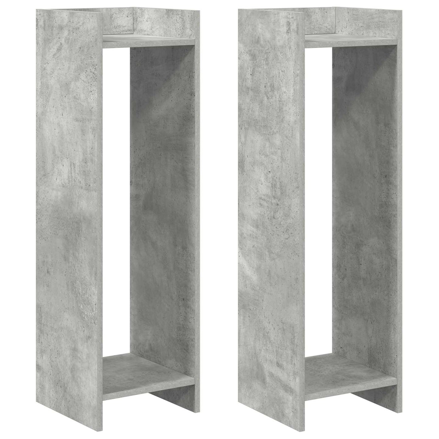 Supporto per piante 2 pcs Grigio Cemento 30 x 30 x 100 cm | homemem39