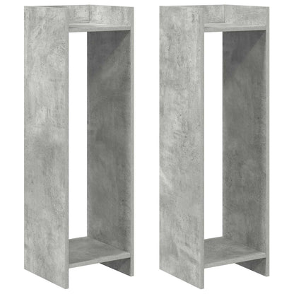 Supporto per piante 2 pcs Grigio Cemento 30 x 30 x 100 cm | homemem39