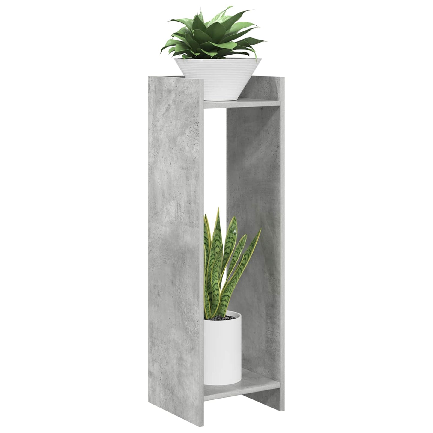 Supporto per piante 2 pcs Grigio Cemento 30 x 30 x 100 cm | homemem39