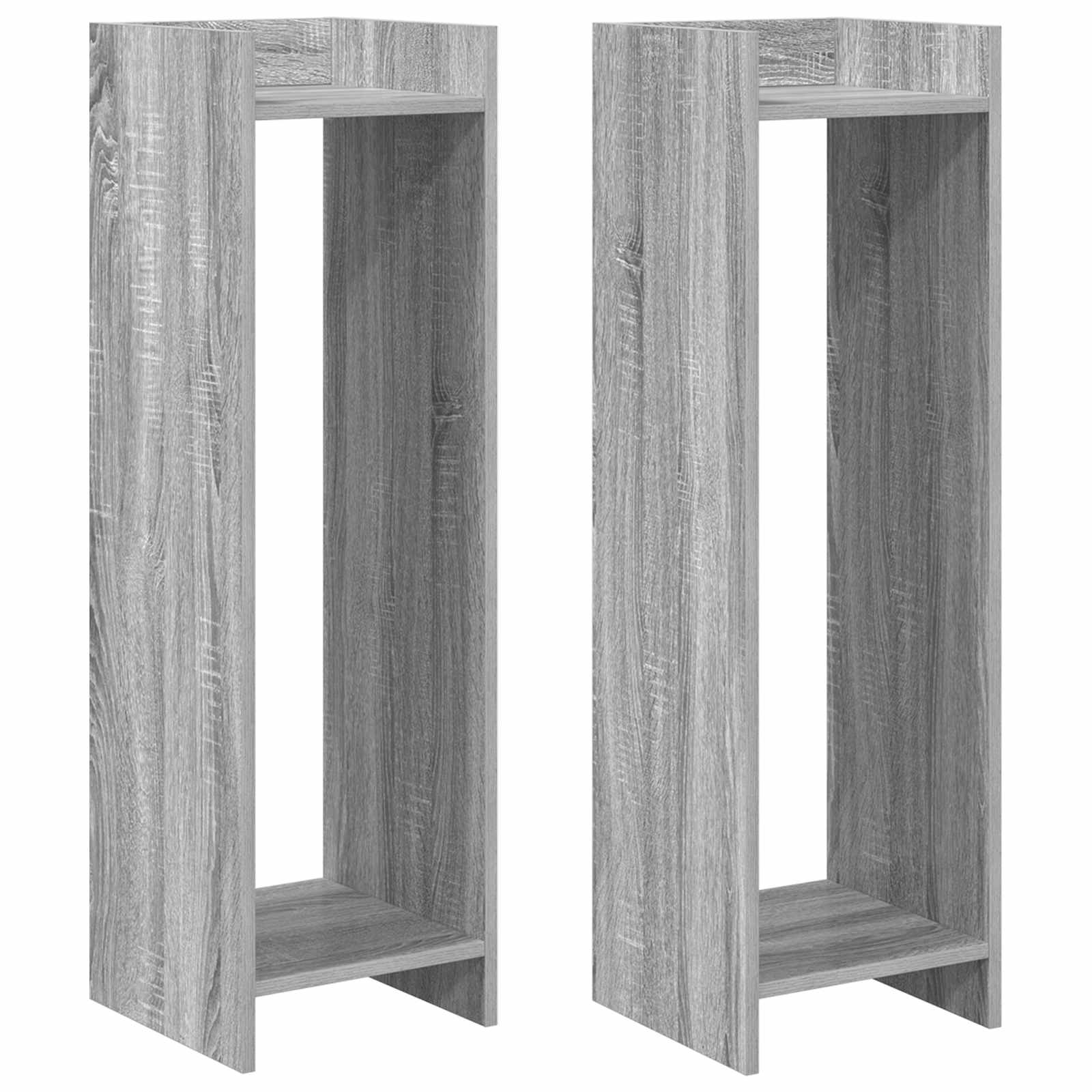 Supporto per piante 2 pcs Sonoma grigia 30 x 30 x 100 cm | homemem39