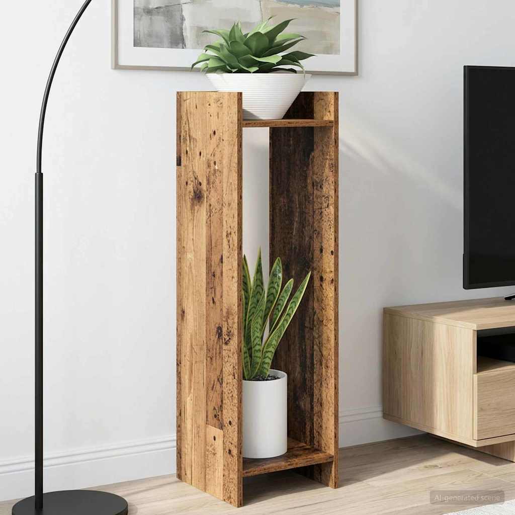 Supporto per piante 2 pcs Legno vecchio 30 x 30 x 100 cm | homemem39