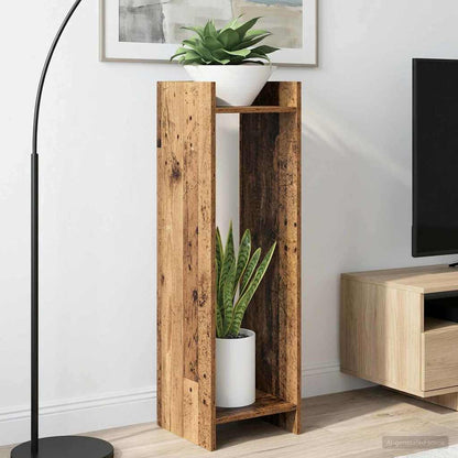 Supporto per piante 2 pcs Legno vecchio 30 x 30 x 100 cm | homemem39