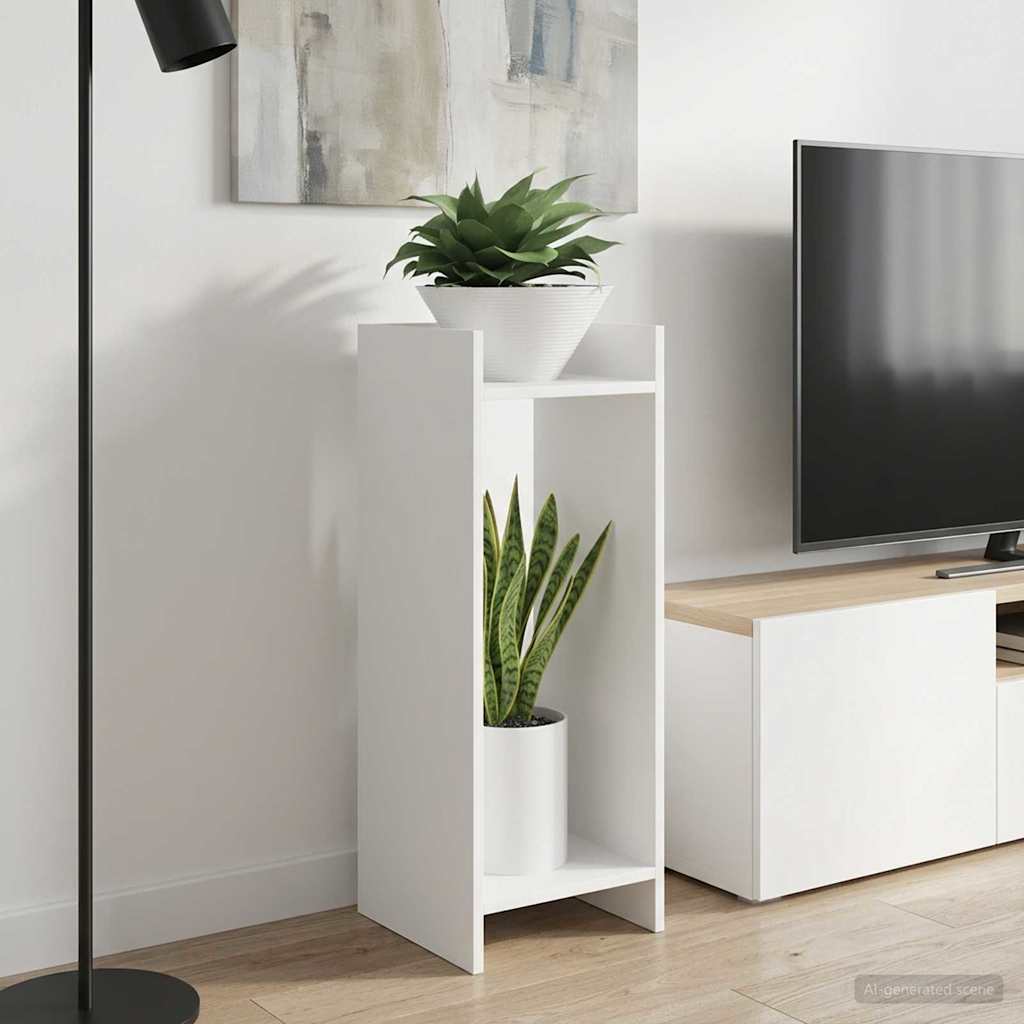 Supporto per piante Bianco 30 x 30 x 80 cm Legno ingegnerizzato | homemem39