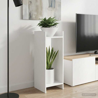 Supporto per piante Bianco 30 x 30 x 80 cm Legno ingegnerizzato | homemem39