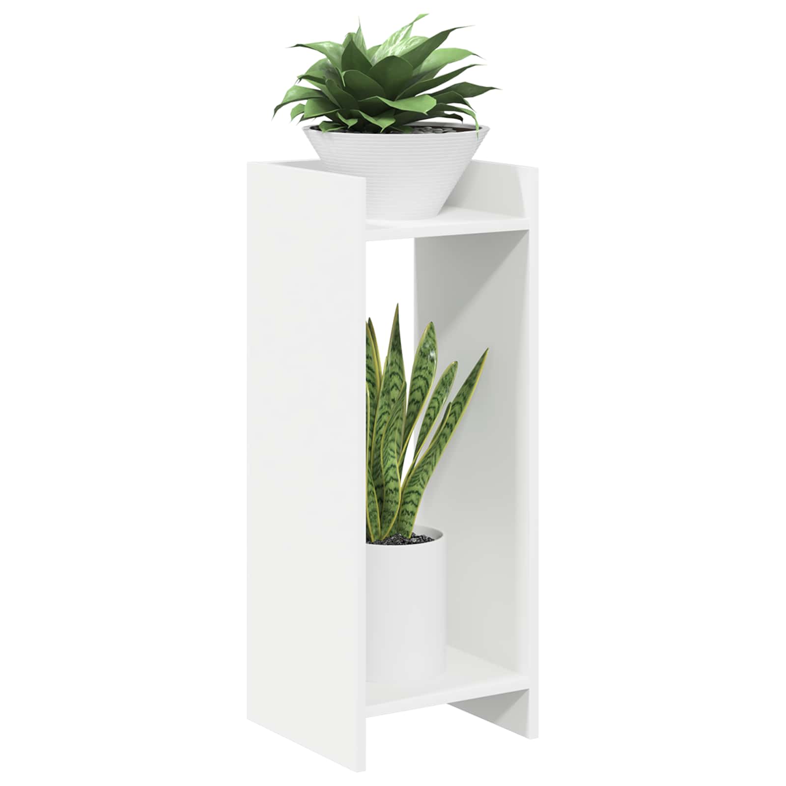 Supporto per piante Bianco 30 x 30 x 80 cm Legno ingegnerizzato | homemem39