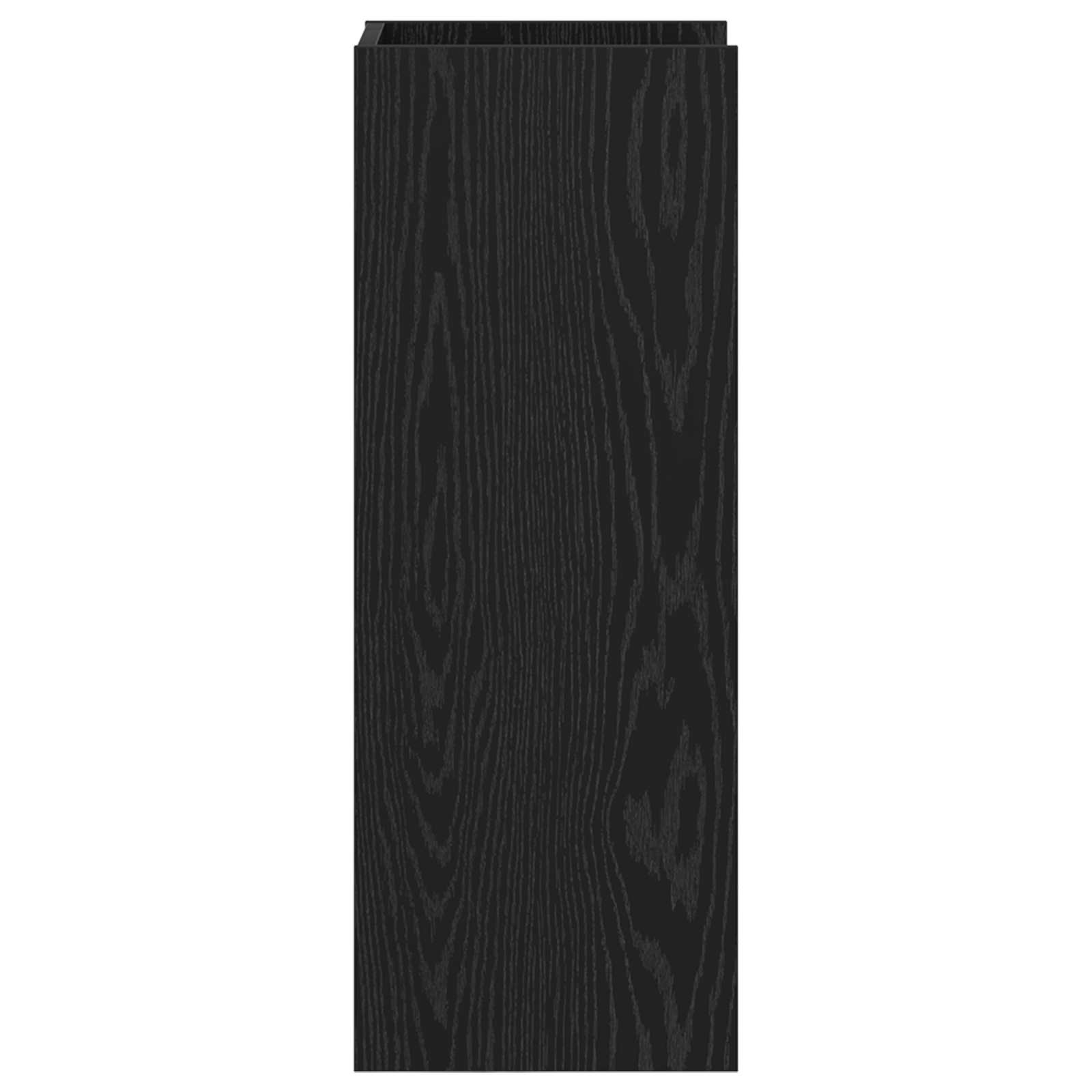 Supporto per piante con lo scaffale Rovere Nero 30 x 30 x 80 cm | homemem39