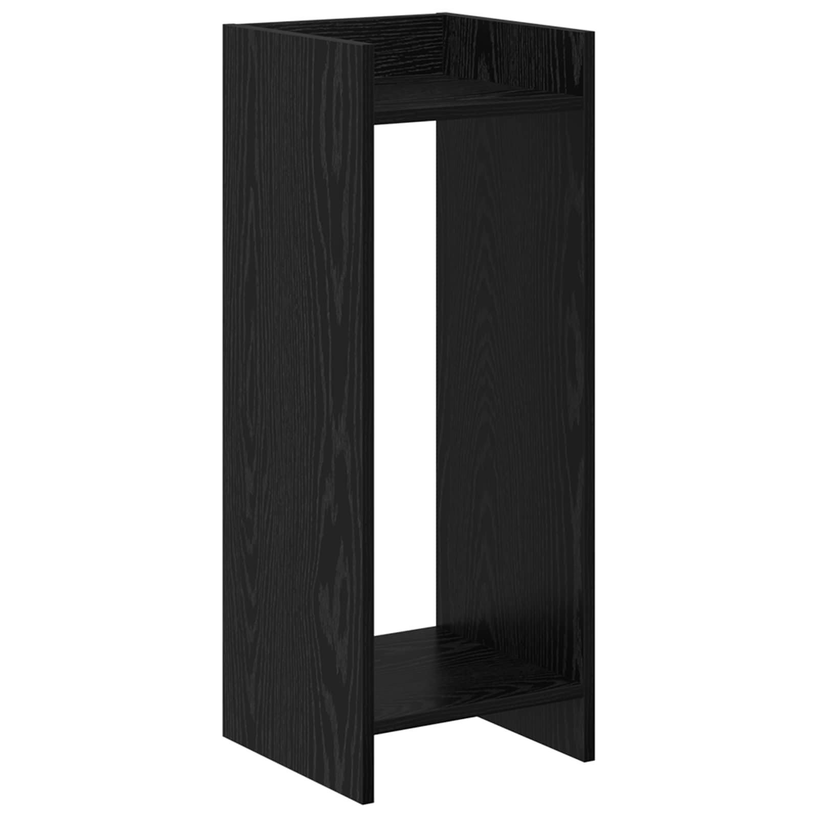 Supporto per piante 2 pcs Rovere Nero 30 x 30 x 80 cm | homemem39