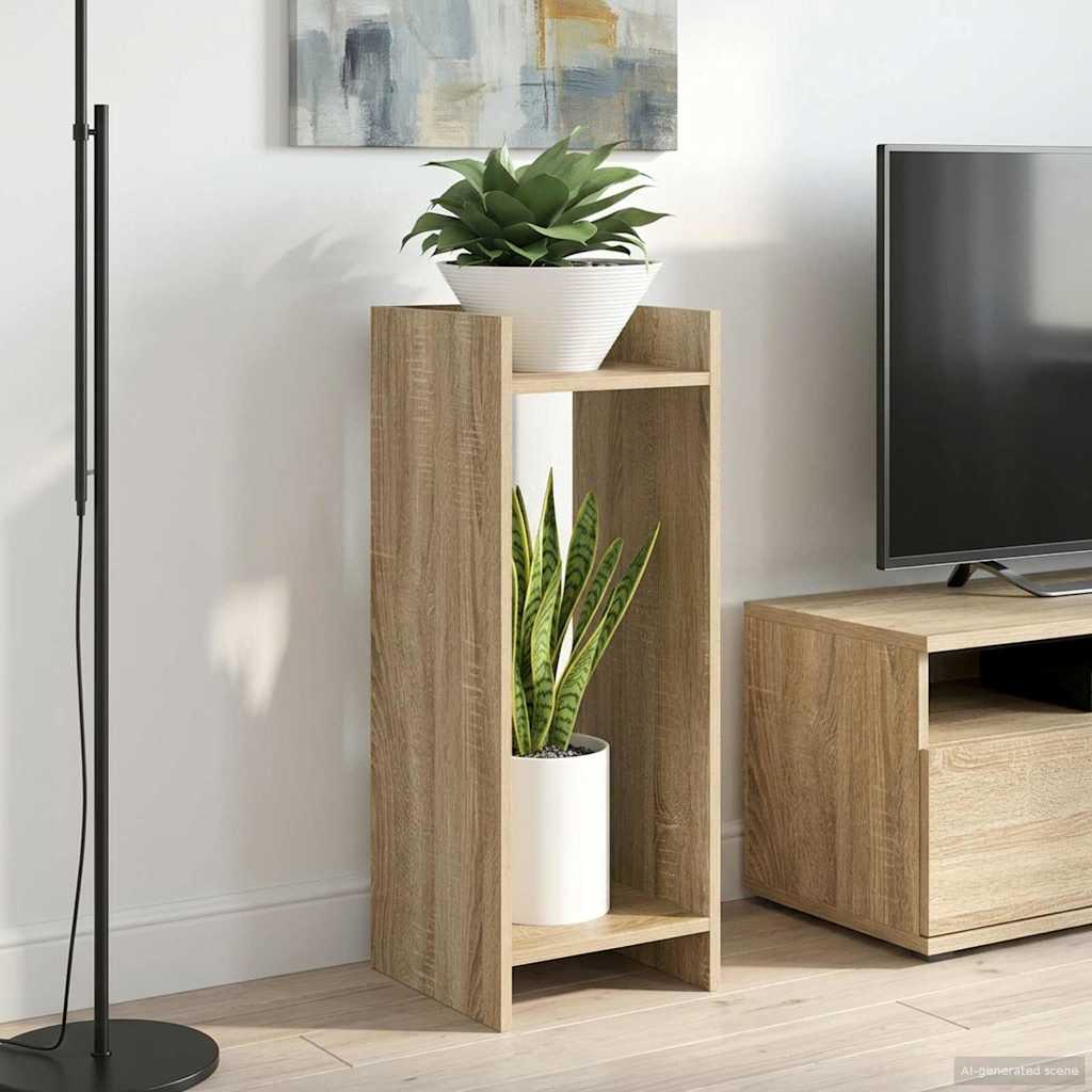 Supporto per piante 2 pcs Rovere Sonoma 30 x 30 x 80 cm | homemem39