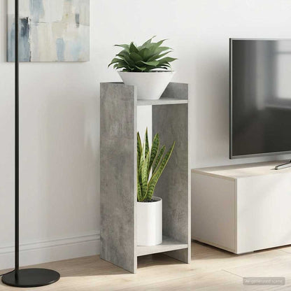 Supporto per piante 2 pcs Grigio Cemento 30 x 30 x 80 cm | homemem39