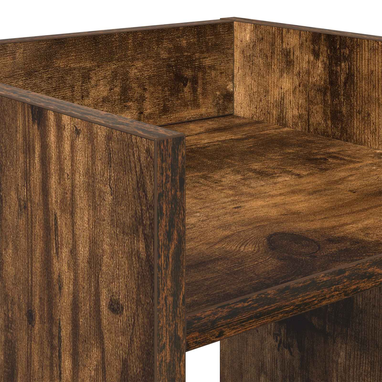 Supporto per piante Quercia Affumicata 30 x 30 x 80 cm | homemem39