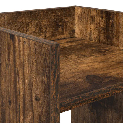 Supporto per piante 2 pcs Quercia Affumicata 30 x 30 x 80 cm | homemem39