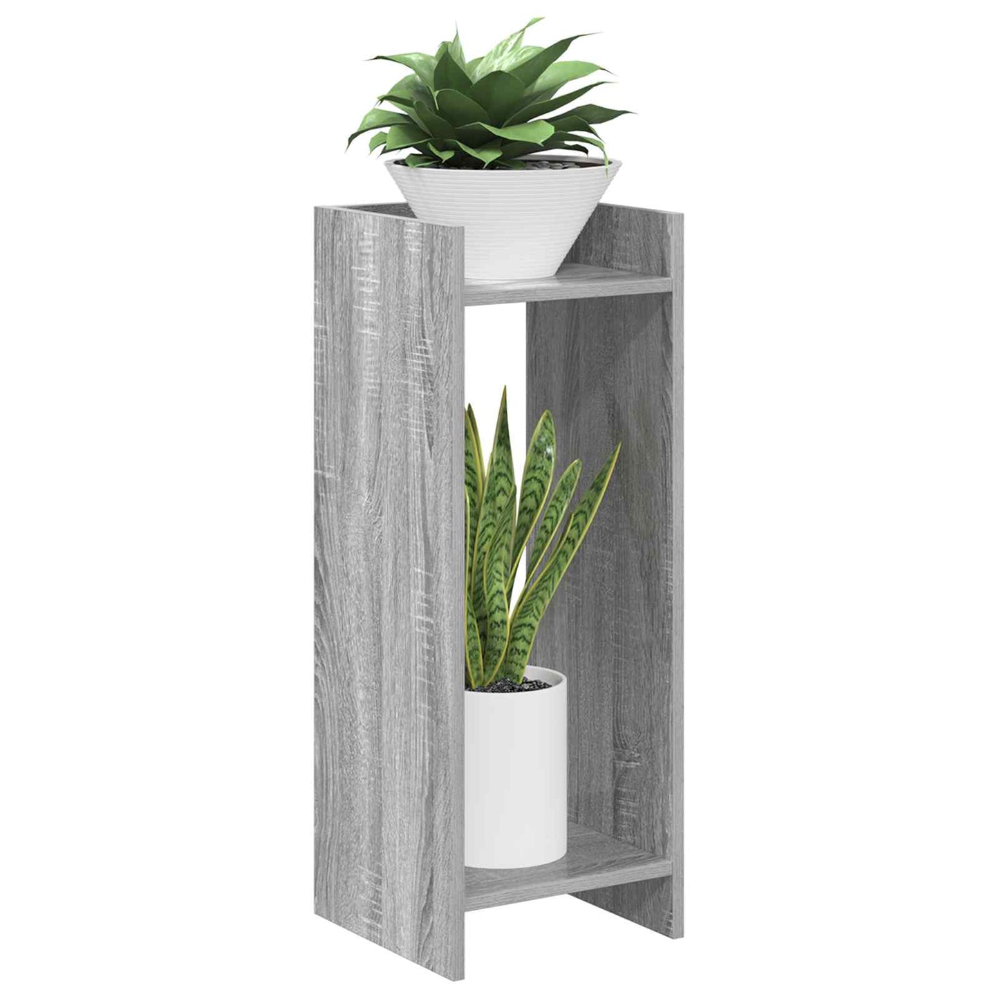 Supporto per piante 2 pcs Sonoma grigia 30 x 30 x 80 cm | homemem39