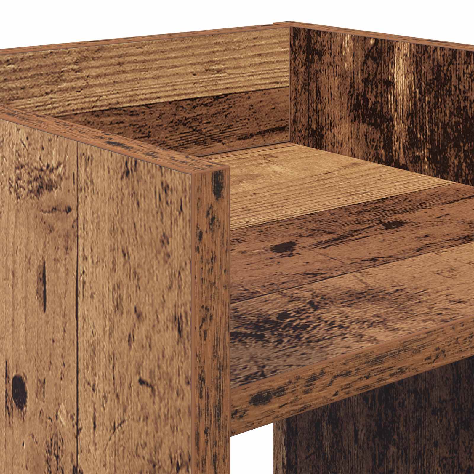 Supporto per piante Legno vecchio 30 x 30 x 80 cm | homemem39