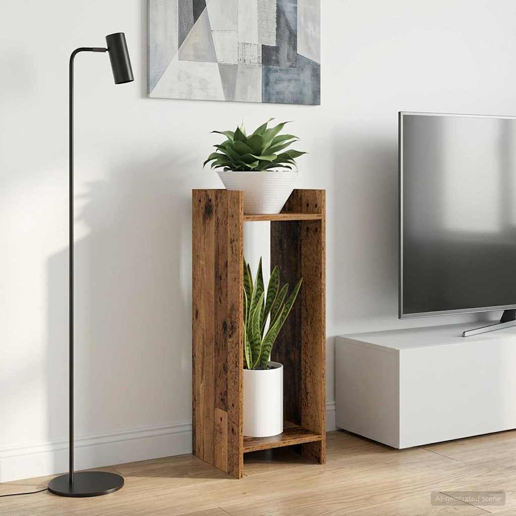 Supporto per piante Legno vecchio 30 x 30 x 80 cm | homemem39