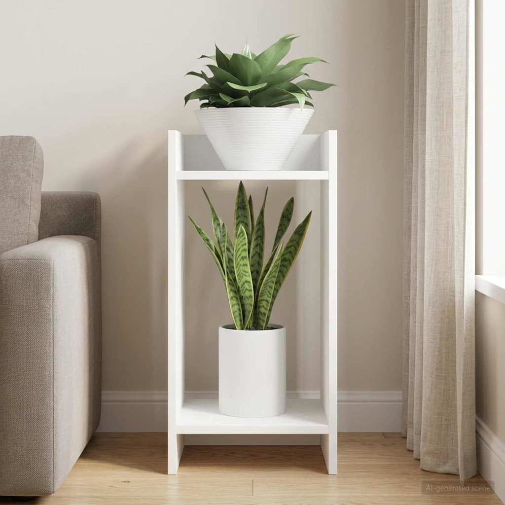 Supporto per piante Bianco 30 x 30 x 60 cm Legno ingegnerizzato | homemem39