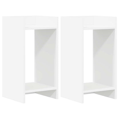 Supporto per piante 2 pcs Bianco 30 x 30 x 60 cm | homemem39
