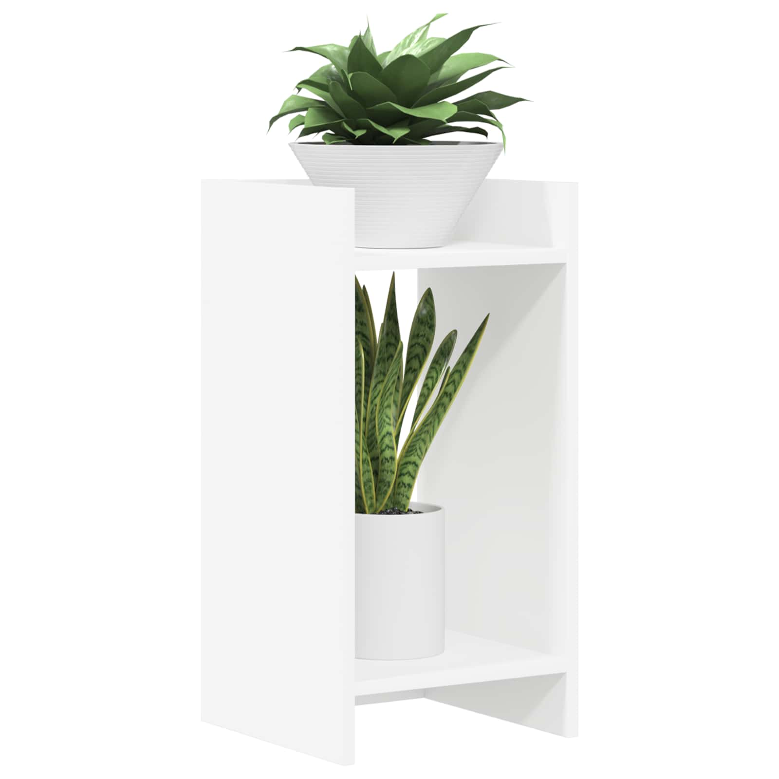 Supporto per piante 2 pcs Bianco 30 x 30 x 60 cm | homemem39