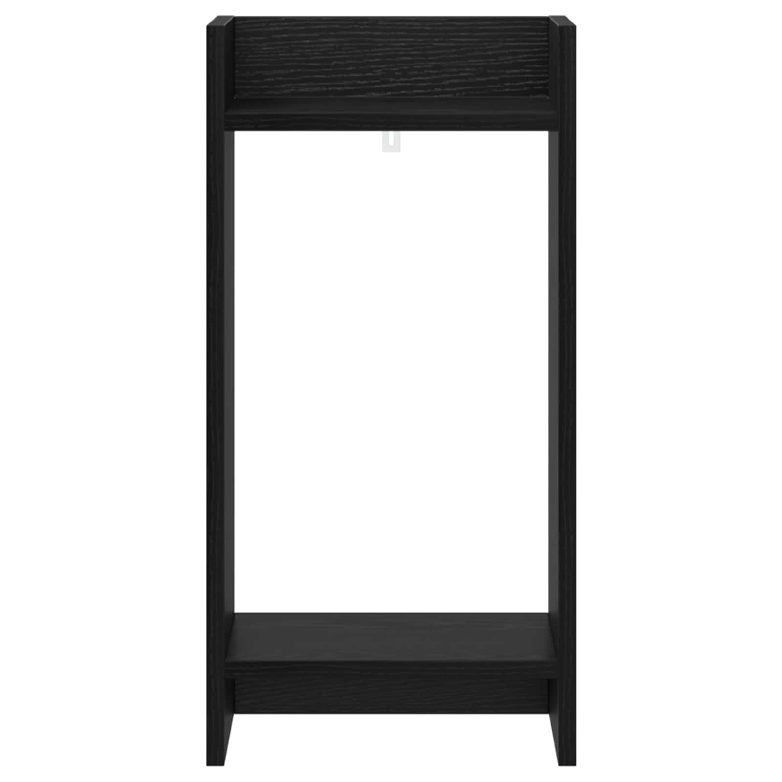 Supporto per piante con lo scaffale Rovere Nero 30 x 30 x 60 cm | homemem39