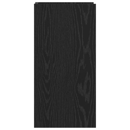 Supporto per piante con lo scaffale Rovere Nero 30 x 30 x 60 cm | homemem39