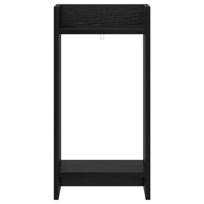 Supporto per piante con lo scaffale Rovere Nero 30 x 30 x 60 cm | homemem39