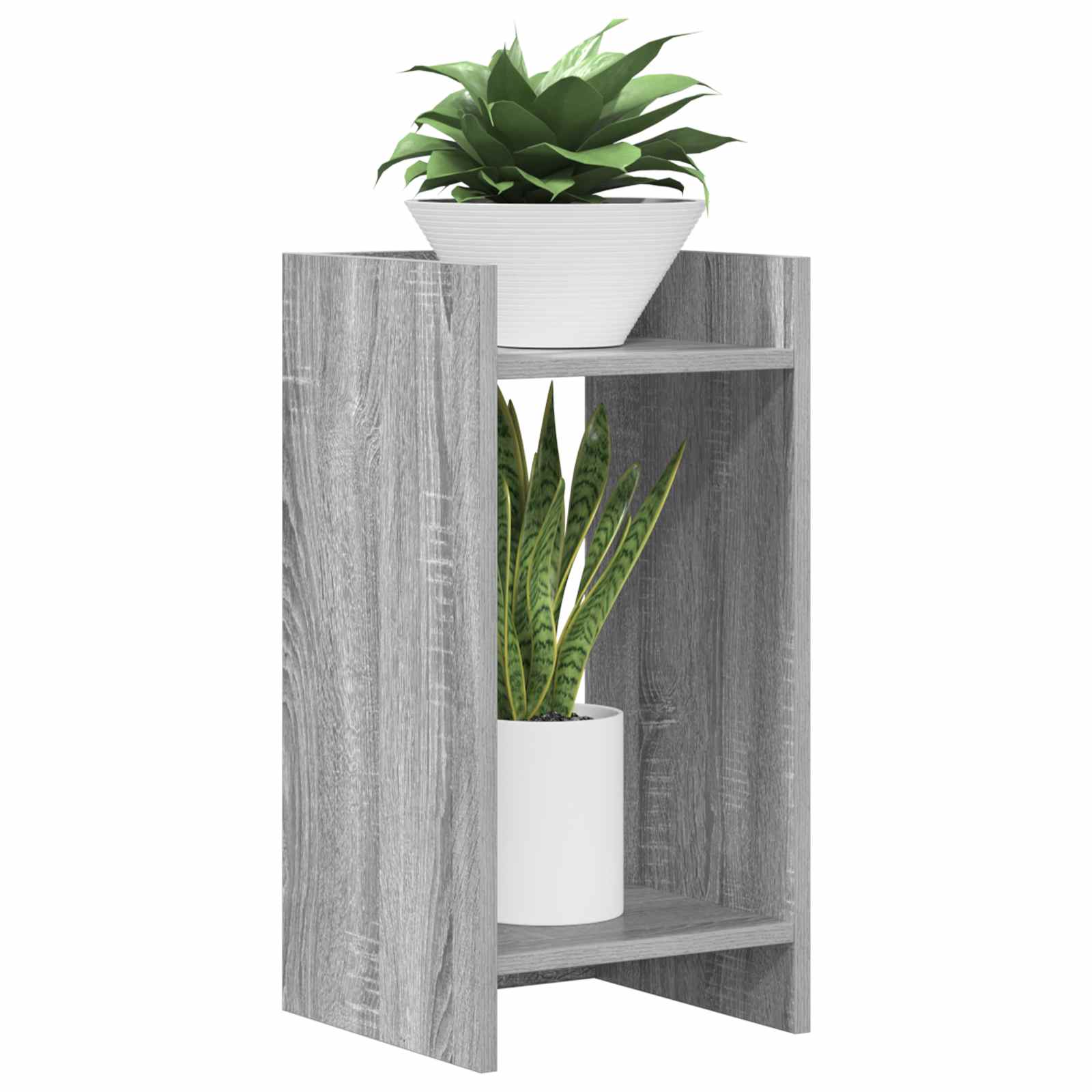 Supporto per piante 2 pcs Sonoma grigia 30 x 30 x 60 cm | homemem39