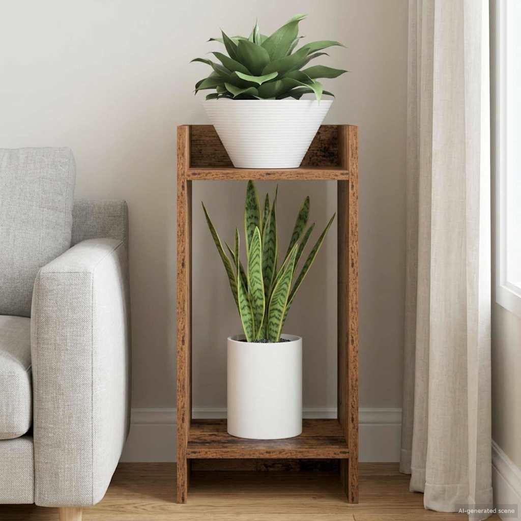 Supporto per piante Legno vecchio 30 x 30 x 60 cm | homemem39